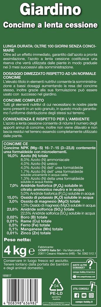 COMPO Giardino Concime a lenta cessione