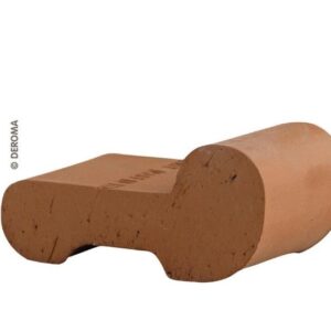 Piedino liscio per vasi in terracotta