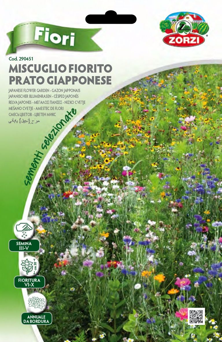 Miscuglio Fiorito Prato Giapponese